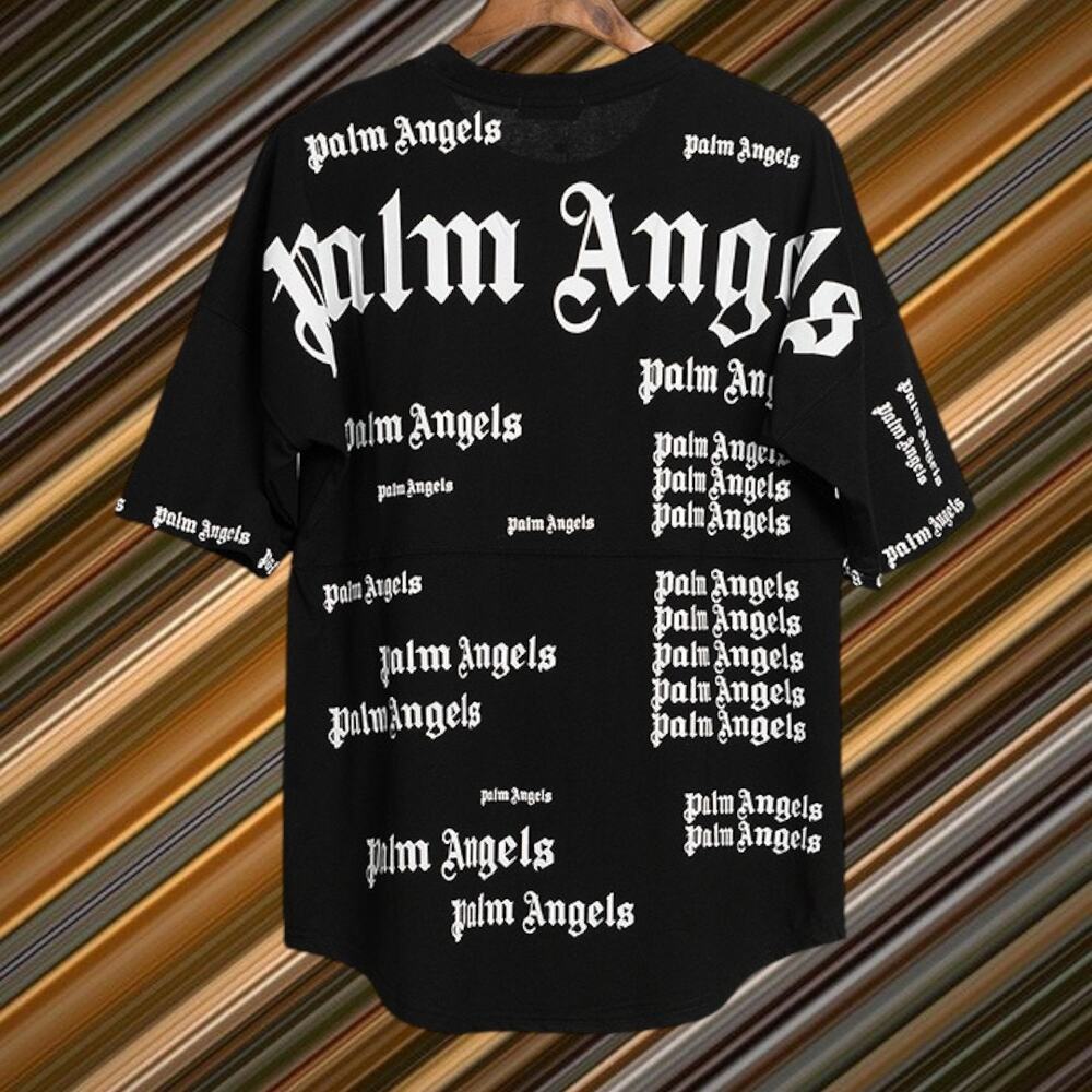 Palm Angels Black Short Sleeve T-Shirt